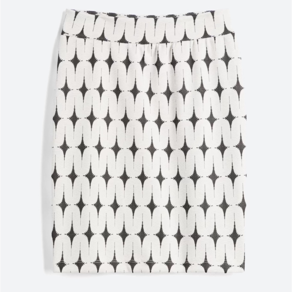 Leena Printed Skirt Off-White